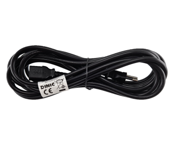 Virtajohto Brasilia tyyppi N-C13, 1mm², INMETRO, musta, pituus 5.00m.