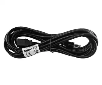 Maitinimo kabelis Brazilijos N-C13 tipo, 1 mm², INMETRO, juodas, 5,00 m ilgio