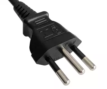 Netzkabel Brasilien Typ N auf C13,