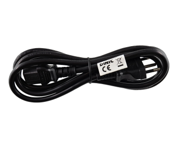 Power cable Brazil type N to C13, 0.75mm², INMETRO, black, length 1.80m