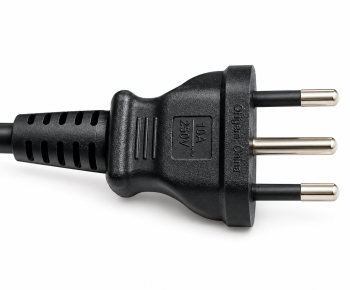 Cablu de alimentare Brazilia tip N la C13, 1mm², INMETRO, negru, lungime 3.00m