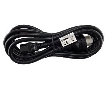Cabo de alimentação China tipo I para C13, 1,5 mm², aprovação: CCC, preto, comprimento 3,00 m