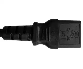 Toitekaabel Hiina tüüp I kuni C13, 1,5 mm², tüübikinnitus: CCC, must, pikkus 5,00 m.