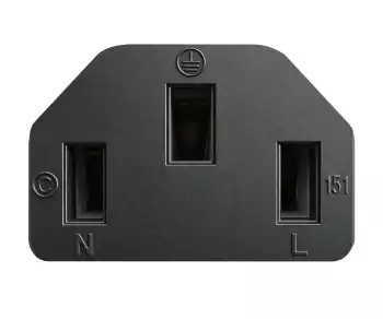 Toitekaabel Hiina tüüp I kuni C13, 1,5 mm², tüübikinnitus: CCC, must, pikkus 5,00 m.