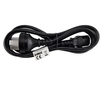 Napájací kábel Čína typ I na C13, 0,75 mm², homologácia: CCC, čierny, dĺžka 1,80 m