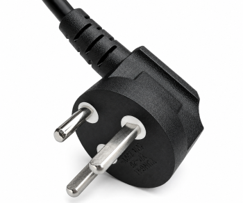 Netzkabel Dänemark Typ K 90° auf C13 90°