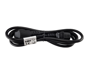 Cabo de rede eléctrica Israel tipo H para C13, 0,75mm², homologação: SII, preto, comprimento 1,80m