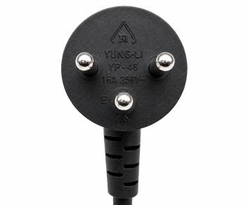 Câble secteur Israël type H sur C13, 0,75mm², homologation : SII, noir, longueur 1,80m