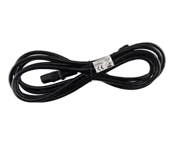 Võrgukaabel Itaalia tüüp L kuni C13, 1mm², tüübikinnitus: IMQ, must, pikkus 3,00m.