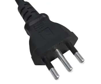 Võrgukaabel Itaalia tüüp L kuni C13, 1mm², tüübikinnitus: IMQ, must, pikkus 3,00m.