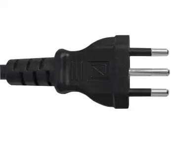 Võrgukaabel Itaalia tüüp L kuni C13, 1mm², tüübikinnitus: IMQ, must, pikkus 3,00m.