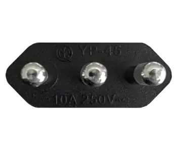 Võrgukaabel Itaalia tüüp L kuni C13, 1mm², tüübikinnitus: IMQ, must, pikkus 3,00m.