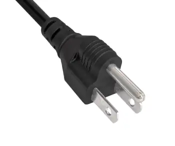 Mains cable Japan type B to C13, 0.75mm², approvals: JET/PSE, VCTF, black, length 1.80m