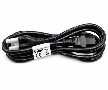 Καλώδιο δικτύου Ιαπωνίας τύπου B έως C13, 0,75mm², εγκρίσεις: μαύρου χρώματος, μήκους 1,80m
