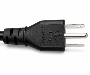 Καλώδιο δικτύου Ιαπωνίας τύπου B έως C13, 2mm², εγκρίσεις: μαύρου χρώματος, μήκους 3.00m