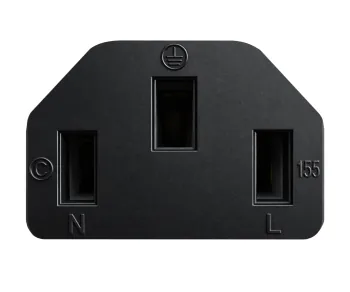 Cablu de rețea Elveția LSZH tip J (parțial izolat) la C13, 1mm², omologare: SEV, negru, lungime 2.00m