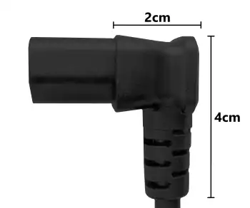 Netkabel Engeland UK type G 10A naar C13 90°, 0,75mm², goedgekeurd: ASTA / SASO /HK en Singapore SM, zwart, lengte 1,80m