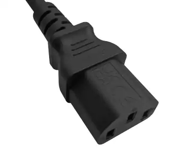 Verkkokaapeli Englanti UK tyyppi G 10A C13, 1mm², hyväksyntä: ASTA, LSZH, musta, pituus 1.80m.