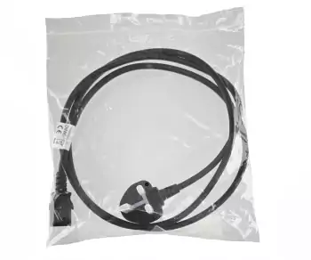 Verkkokaapeli Englanti UK tyyppi G 10A C13, 1mm², hyväksyntä: ASTA, LSZH, musta, pituus 1.80m.