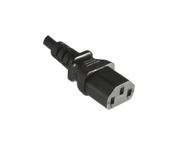 Võrgukaabel Inglismaa UK tüüp G 10A kuni C13, 0,75mm², kinnitatud: ASTA /SASO /HK ja Singapuri SM, must, 1,80m.