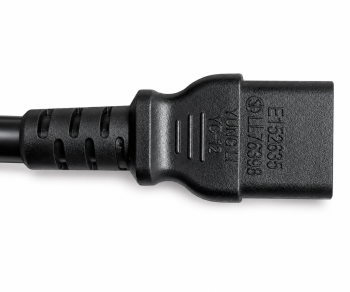 Καλώδιο τροφοδοσίας America USA NEMA 6-20P σε C13, SJT 14/3C 105°C, μαύρο, μήκος 2.00m
