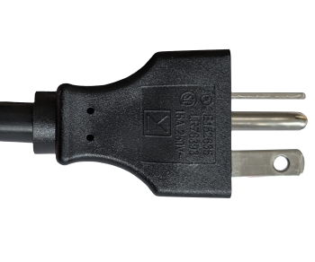 Cabo de alimentação América EUA NEMA 6-20P para C13, SJT 14/3C 105°C, preto, comprimento 2,00m