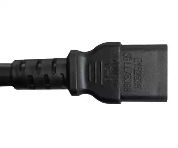 Netzkabel Amerika USA NEMA 6-20P auf C13, SJT 14/3C 105°C, schwarz, Länge 2,00m