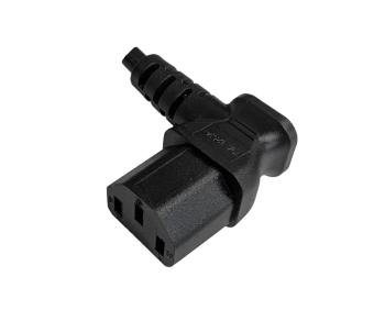 Netzkabel Amerika USA NEMA 5-15P, Typ B - C13 zur Seite gewinkelt,