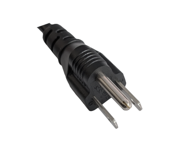 Netzkabel Amerika USA NEMA 5-15P, Typ B - C13 zur Seite gewinkelt,