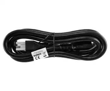 Maitinimo kabelis Amerika, JAV, NEMA 5-15P, B-C13 tipo, didelio skerspjūvio AWG14, SJT, UL/CSA, juodas, 1,80 m ilgio