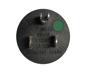 Maitinimo kabelis America USA Type B US NEMA 5-15P to C13, HOSPITAL GRADE, AWG18, SJT, UL, CSA, juodas, ilgis 3,00 m