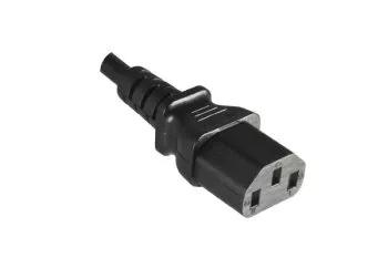 Cable de alimentación América EE.UU. NEMA 5 - 15P, tipo B a C13, AWG18, SVT, homologaciones: UL/CSA, negro, longitud 5,00m