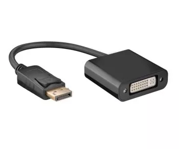 Adapter 1.2 DisplayPort male, DVI-D female,15cm max. 1080P (1920x1200 60Hz), DINIC