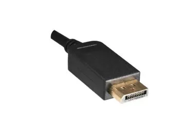 DisplayPort-HDMI-kaapeli, DP 20-nastainen HDMI-pistokkeeseen, maksimiresoluutio 1920x1080p 60Hz:n taajuudella, musta, 2,00 m, DINIC-läpipainopakkaus