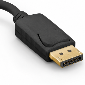 Adapteri DisplayPort 1.4 uros HDMI tyyppi A naaras, DP 1.4 HDMI, 4K*2K@60Hz, 3D, musta, DINIC-kotelo, jossa on euroreikä, 0,10m