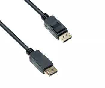 DisplayPort 1.4 Kabel, 2x DP Stecker, 8K, Box, 2m Unterstützung 8K/60HZ, 32.4GBpS, schwarz