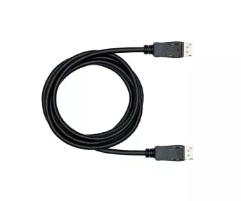 DisplayPort 1.4 Kabel, 2x DP Stecker, 8K, Unterstützung 8K/60HZ, 32.4GBpS, schwarz, DINIC Box mit Euroloch, 2m