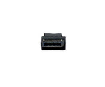 DisplayPort 1.4 cable, 2x DP plug, 8K, support 8K/60HZ, 32.4GBpS, black, DINIC box with Euro hole, 2m