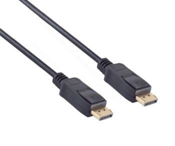 DINIC DisplayPort 1.4 connection cable, 8K, 8K (60Hz), 5K (120Hz), 4K2K (240Hz), black, DINIC Polybag, 5m
