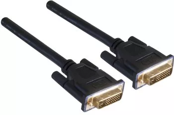 Kabel DVI-Digital Dual Link, 24+1 samec/samec, pozlacené kontakty, vícenásobně stíněný, černý, délka 2,00 m, blistr