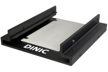 DINIC aluminium mounting frame for 2x 2.5" drives, suitable for SSD, SATA or IDE
