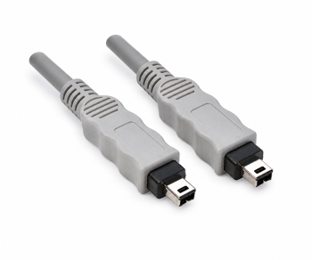 Kabel FireWire 4-pinowy wtyk-wtyk, 2,00 m kabel połączeniowy IEEE1394a, szary