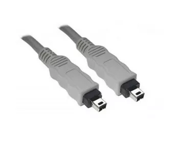 Cavo FireWire da spina a spina a 4 pin, cavo di collegamento IEEE1394a da 2,00 m, grigio