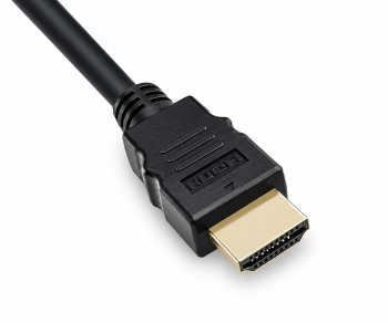 HDMI Kabel 19-pol A auf A Stecker, High Speed, Ethernet-Channel, 4K2K@60Hz, schwarz, Länge 1,00m, Polybag