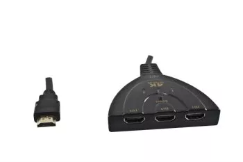 Umschaltbox automatisch, 3 auf 1 HDMI, z. B. 3 Geräte an 1 Fernsehgerät