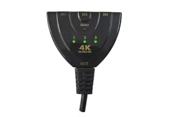 Umschaltbox automatisch, 3 auf 1 HDMI, z. B. 3 Geräte an 1 Fernsehgerät