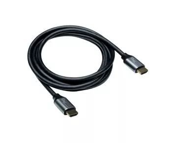 HDMI 2.1 kábel, 2x dugó, alumínium ház, 1m 48Gbps, 4K@120Hz, 8K@60Hz, 3D, HDR, DINIC Box, DINIC Box