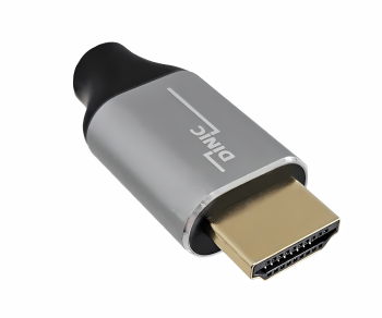HDMI 2.1 cable, 2x plug aluminium housing, 2m 48Gbps, 4K@120Hz, 8K@60Hz, 3D, HDR, DINIC Box