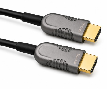 Cavo in fibra ottica HDMI 2.0 AOC da spina a spina, attivo, 4K@60Hz 18Gbp, nero, lunghezza 50,00m