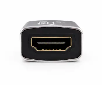 DINIC HDMI-A Verbinder, 8K, Metall HDMI-A Buchse auf Buchse, 8K 60Hz / 4K 120Hz, DINIC Box mit Euroloch